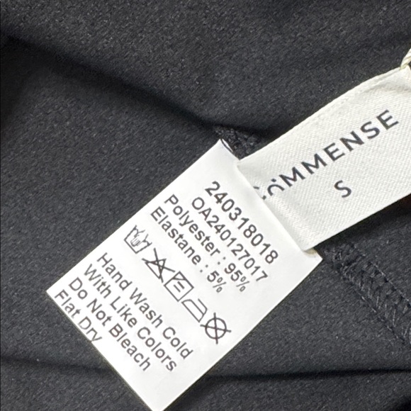 COMMENSE BLACK BACKLESS MIDI DRESS SLEEK BODYCON MINIMALIST SIZE SMALL **NWT** - Picture 11 of 11